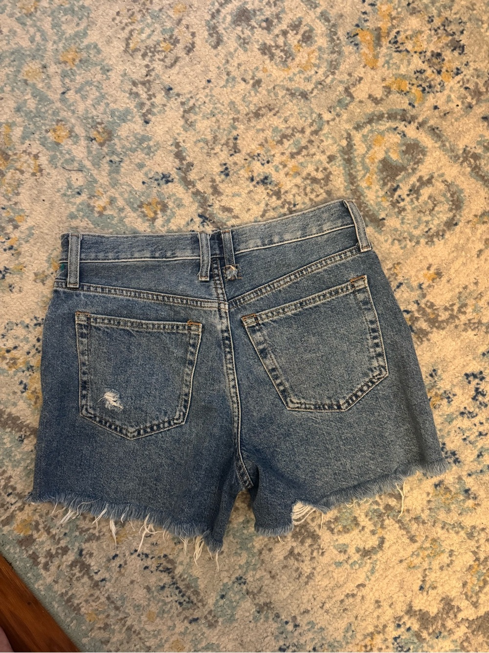 Free people x we the free Norris denim shorts size 25 - Picture 2 of 3